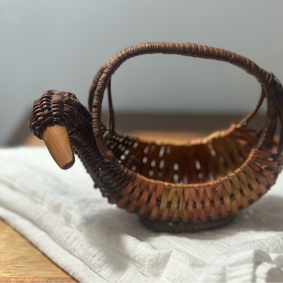 Vintage Woven Duck Basket - Home Accents - Picture 2 of 7